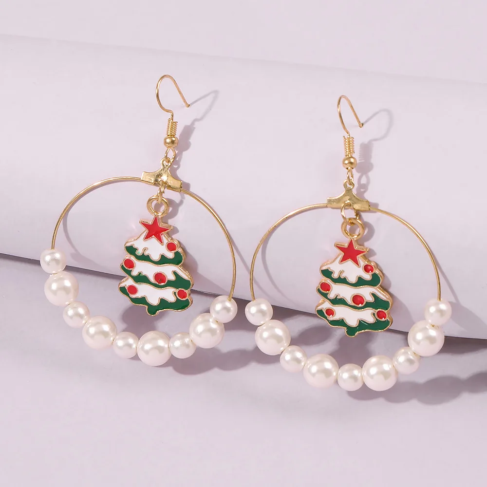 2020 Christmas Gift Bead Chain Earrings Big Hook Ear Stud Beaded Hoop Jewelry Earring Gold Plated Earrings For Christmas
2020 Christmas Gift Bead Chain Earrings Big Hook Ear Stud Beaded Hoop Jewelry Earring Gold Plated Earrings For Christmas