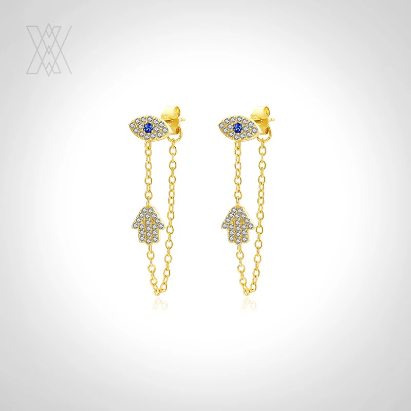 VIANRLA Blue Zircon Eye Shape Stud Earrings 925 Sterling Silver Chain White Zircon Arrow Shape Women Jewelry Drop Shipping
VIANRLA Blue Zircon Eye Shape Stud Earrings 925 Sterling Silver Chain White Zircon Arrow Shape Women Jewelry Drop Shipping