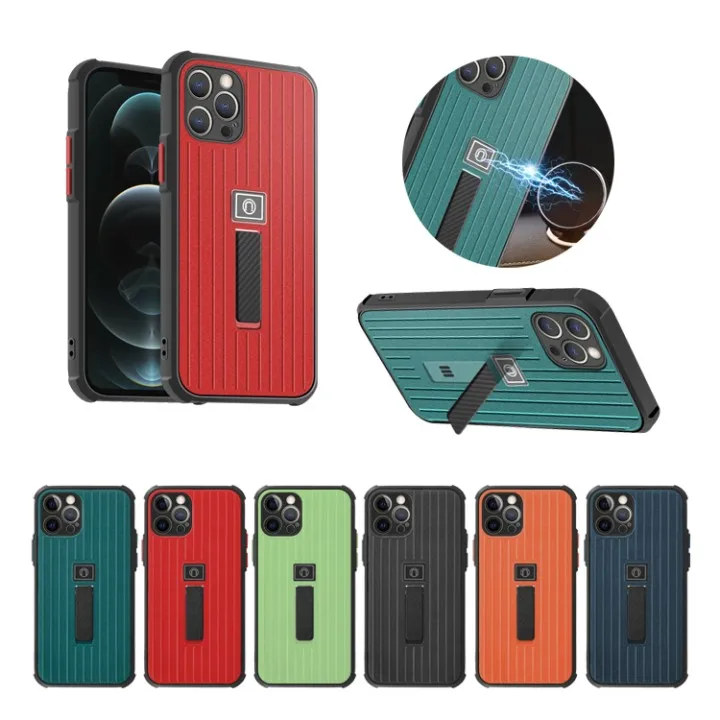Fashion Suitcase Design Kickstand Cell Phone Case for iPhone 11 12 Pro Max Magnetic Patch Mobile Phone Case
Fashion Suitcase Design Kickstand Cell Phone Case for iPhone 11 12 Pro Max Magnetic Patch Mobile Phone Case