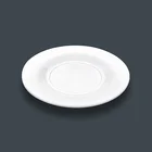 wholesale 100% melamine unbreakable plastic white round tea coffee cup coaster saucer