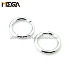 Hardware accessories buckle leather handbag parts 32mm zinc alloy round o-ring handbag rings metal o rings