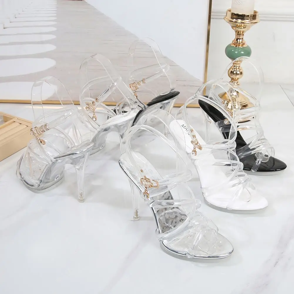 Women's crystal fashion high heel sandals cross strap shoes wholesale
Women's crystal fashion high heel sandals cross strap shoes wholesale