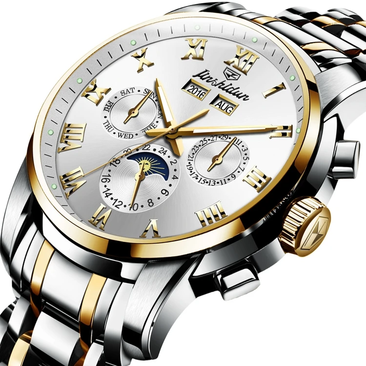 JSDUN8718couple Factory Sale Luxury Round Original Movement Stainless Steel Waterproof Coated Glass Mechanical Watch
JSDUN8718couple Factory Sale Luxury Round Original Movement Stainless Steel Waterproof Coated Glass Mechanical Watch