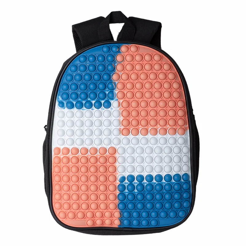 2022 pop back pack bags silicone lunch pencil bag school kids antistress fidget toy back pack set, As pictures or customized color
2022 pop back pack bags silicone lunch pencil bag school kids antistress fidget toy back pack set, As pictures or customized color