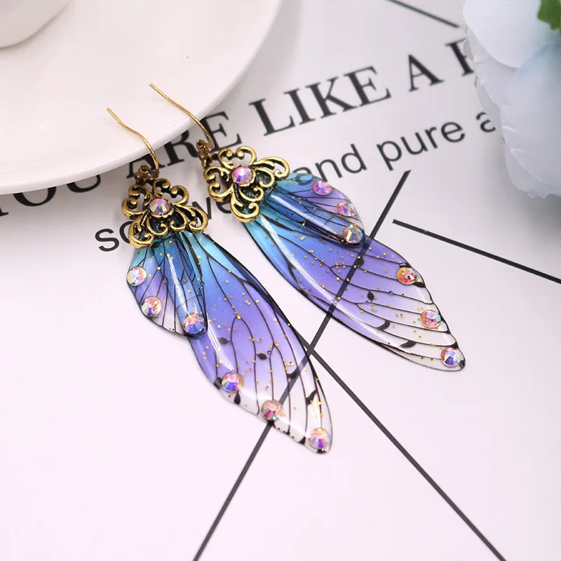 Artilady Acrylic Cosplay Dangle Earrings Women's long butterfly wing earrings personalized fashion animal earrings, As picture show
Artilady Acrylic Cosplay Dangle Earrings Women's long butterfly wing earrings personalized fashion animal earrings, As picture show