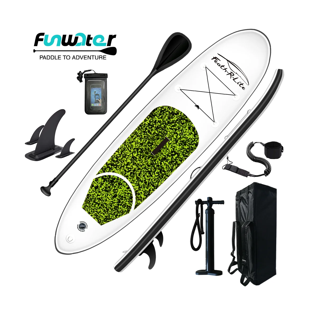 FUNWATER SUP Drop shipping sup standup paddle board plastic sup paddle board folding paddle board for unisex
FUNWATER SUP Drop shipping sup standup paddle board plastic sup paddle board folding paddle board for unisex