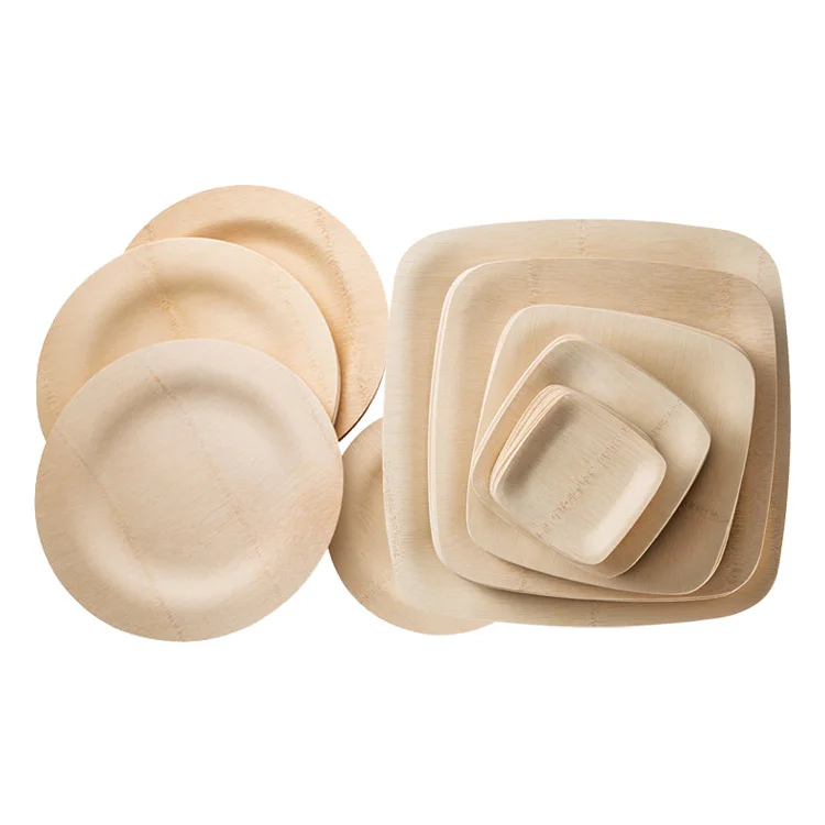 3.5 inch Natural Square Biodegradable Restaurant Eco Dinner Disposable Bamboo Plates
3.5 inch Natural Square Biodegradable Restaurant Eco Dinner Disposable Bamboo Plates