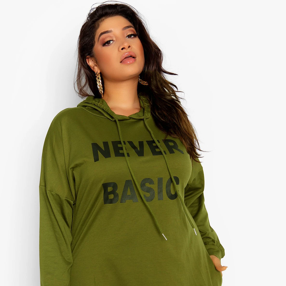 XL to 5XL 2021 Amazon new fall winter European and American plus size women's hooded mid-length sweater dress
XL to 5XL 2021 Amazon new fall winter European and American plus size women's hooded mid-length sweater dress