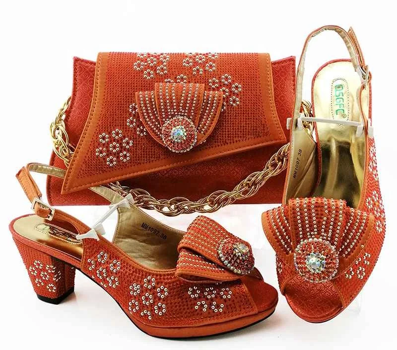 AB8590 2019 Elegant women orange shoes and matching bag set for wedding party, Magenta,peach, wine,orange,etc
AB8590 2019 Elegant women orange shoes and matching bag set for wedding party, Magenta,peach, wine,orange,etc