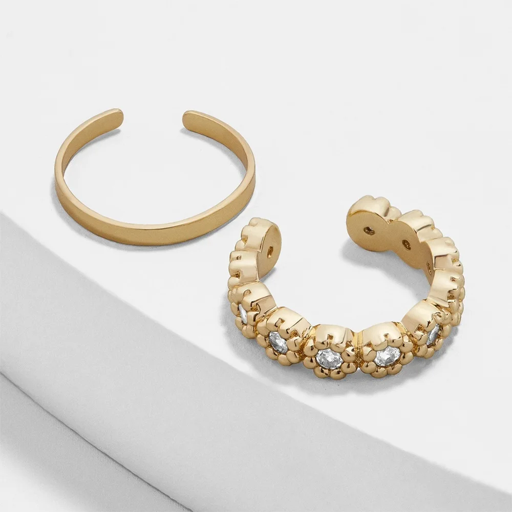 JUHU Explosive ear clip set simple fashion hoop earrings alloy diamond jewelry set wholesale for women, Gold
JUHU Explosive ear clip set simple fashion hoop earrings alloy diamond jewelry set wholesale for women, Gold