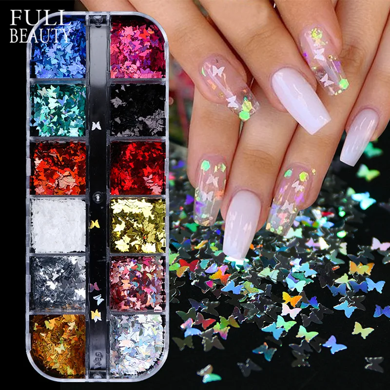 Premium Nail Art Stickers Laser Fluorescent Phantom Butterfly Sequins Nail Decoration Nail Art In Stickers&Decals
Premium Nail Art Stickers Laser Fluorescent Phantom Butterfly Sequins Nail Decoration Nail Art In Stickers&Decals