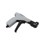 Hand operated tool controlled tension fully adjustable stainless steel cable tie cutter