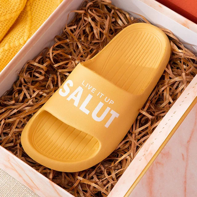 Wholesale Custom Latest Design Summer Yellow Skidproof Slippers Home Indoor Slippers
Wholesale Custom Latest Design Summer Yellow Skidproof Slippers Home Indoor Slippers