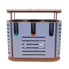 Outdoor hot sale elegant steel standing garbage bin with ashtray patio street trash receptacle classified metal waste bin