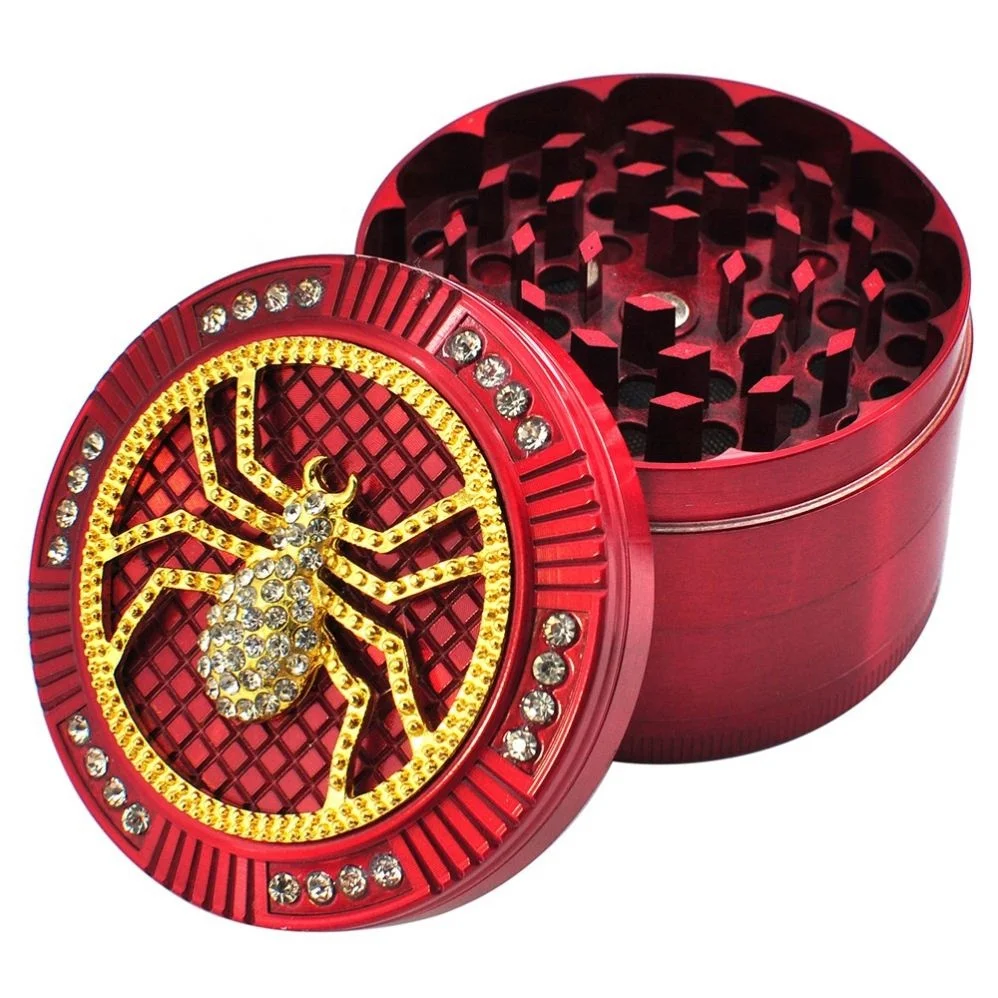Wholesale Diamond Spider 4-piece Dry Herb Grinder Diameter Zinc Alloy Transparent Grinder jhcentury, Picture
Wholesale Diamond Spider 4-piece Dry Herb Grinder Diameter Zinc Alloy Transparent Grinder jhcentury, Picture