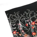 2019 New Metallic Rose Print Pearl Chiffon Fabric For Lady'S Dress