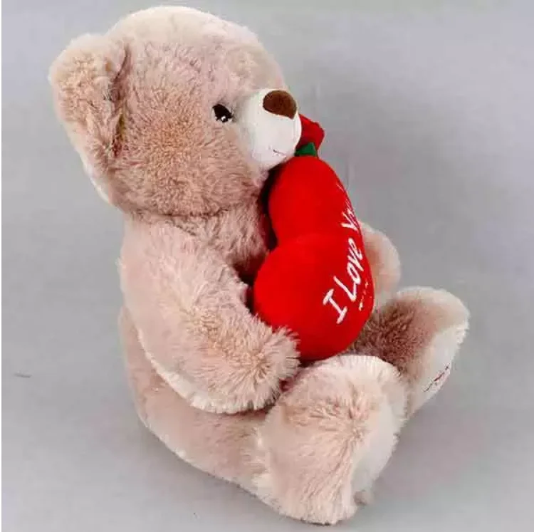 valentines day gift plush soft toys teddy bear with heart i