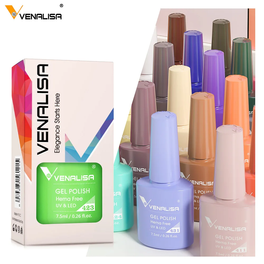Venalisa HEMA FREE 60 colors nail gel polish 7.5ml 2023 NEW color bottle match new uv gel nail polish
Venalisa HEMA FREE 60 colors nail gel polish 7.5ml 2023 NEW color bottle match new uv gel nail polish