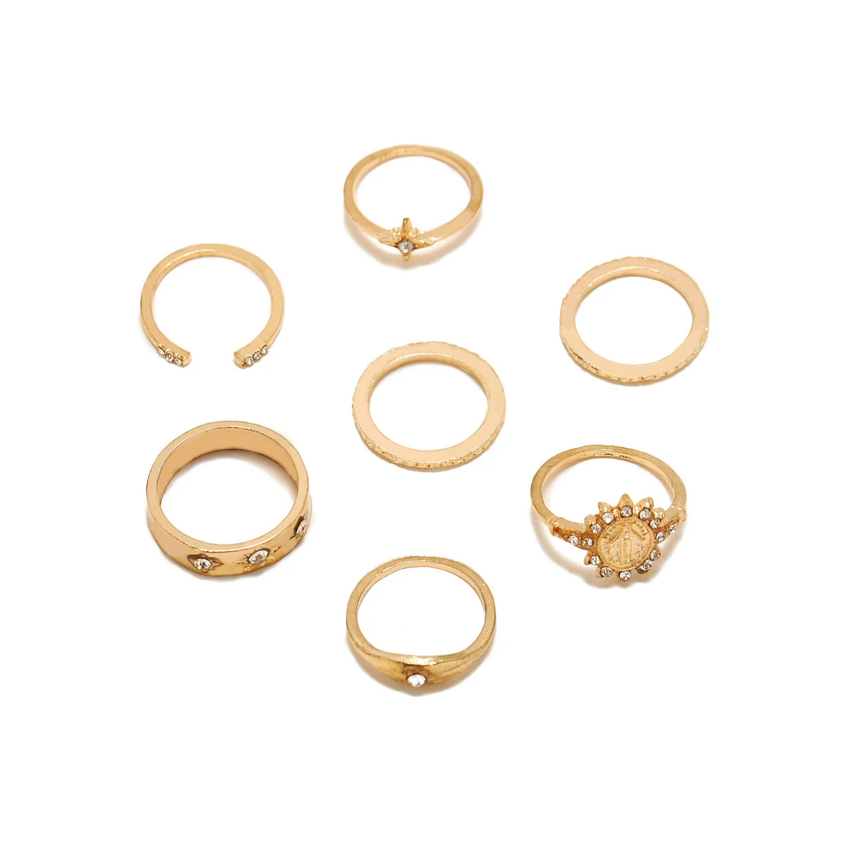 5074 Bohemian Vintage Crown Water Drops Stars Geometric Adjustable Crystal Ring Set Women Party Wedding Jewelry Gift
5074 Bohemian Vintage Crown Water Drops Stars Geometric Adjustable Crystal Ring Set Women Party Wedding Jewelry Gift
