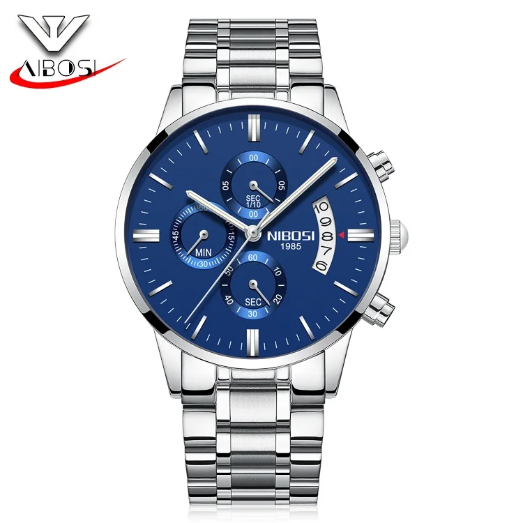 NIBOSI Fashion Mens Watch 43mm Gold Solid Stainless Steel Band IPG Chrono Watch waterproof
NIBOSI Fashion Mens Watch 43mm Gold Solid Stainless Steel Band IPG Chrono Watch waterproof