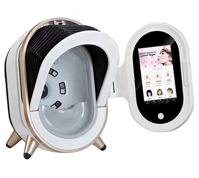 Beauty artificial intelligence magic mirror 3d facial skin analyzer machine, White
Beauty artificial intelligence magic mirror 3d facial skin analyzer machine, White