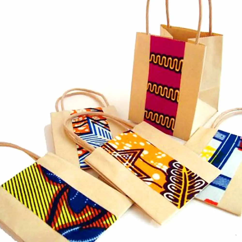 Stylish African Printing Gift Bag Customized Pattern Printing Bag Gifts Various Size, In stock color or customized color
Stylish African Printing Gift Bag Customized Pattern Printing Bag Gifts Various Size, In stock color or customized color