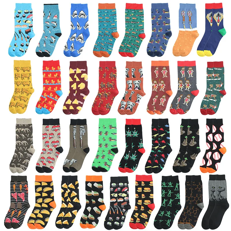 European and American fashion brand creative cuisine cartoon cosy long socks for men
European and American fashion brand creative cuisine cartoon cosy long socks for men
