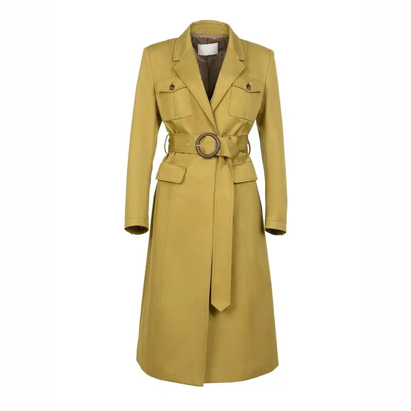 Long trench coat women Trench coat hot products Conventional sleeve trench coat, As shown in the picture
Long trench coat women Trench coat hot products Conventional sleeve trench coat, As shown in the picture