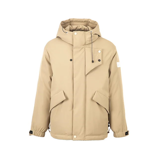 High quality men's outdoor light duck down jacket winter hooded duck down jacket for warm men, Khaki
High quality men's outdoor light duck down jacket winter hooded duck down jacket for warm men, Khaki