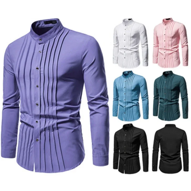 Men's slim fit splicing printed cotton fashion long sleeve denim shirt business casual shirt Stylish Floral Shirt Cotton
Men's slim fit splicing printed cotton fashion long sleeve denim shirt business casual shirt Stylish Floral Shirt Cotton