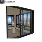 Latest Design Customizable Double Glazed Soundproof Aluminium Frame Sliding Window