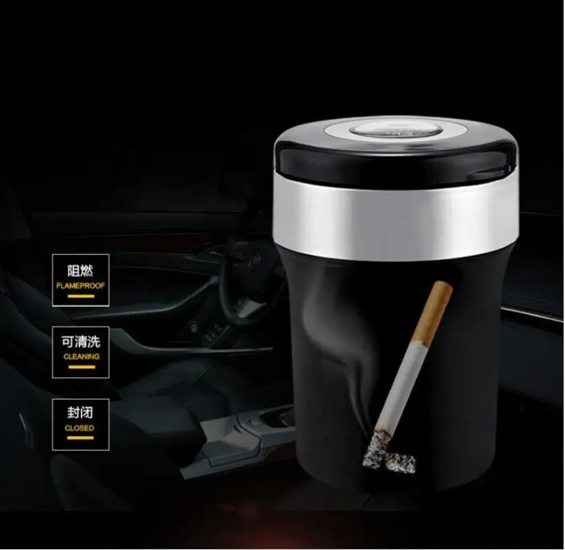 Car Ashtray with Compass LED Light Portable Creative Cup Shaped Stainless Steel Ashtray, Picture
Car Ashtray with Compass LED Light Portable Creative Cup Shaped Stainless Steel Ashtray, Picture