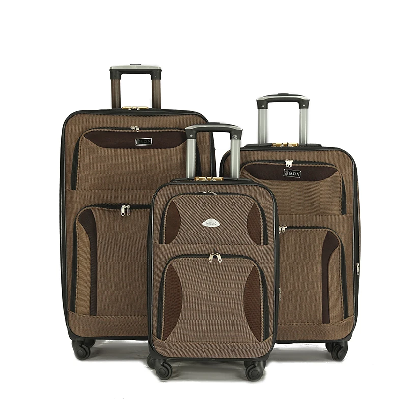 Factory Newest Travel Luggage And Case Fabric luggage Set 3pcs Waterproof Trolley Suitcase, Black coffee khaki
Factory Newest Travel Luggage And Case Fabric luggage Set 3pcs Waterproof Trolley Suitcase, Black coffee khaki