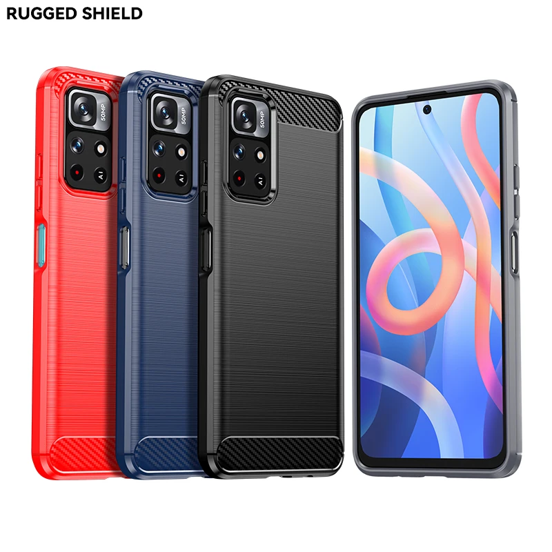 Carbon Fiber Shockproof Silicone Soft Phone Case Mobile Phone Accessories For Xiaomi Redmi Note 11 11T 5G Poco M4 Pro 5G
Carbon Fiber Shockproof Silicone Soft Phone Case Mobile Phone Accessories For Xiaomi Redmi Note 11 11T 5G Poco M4 Pro 5G