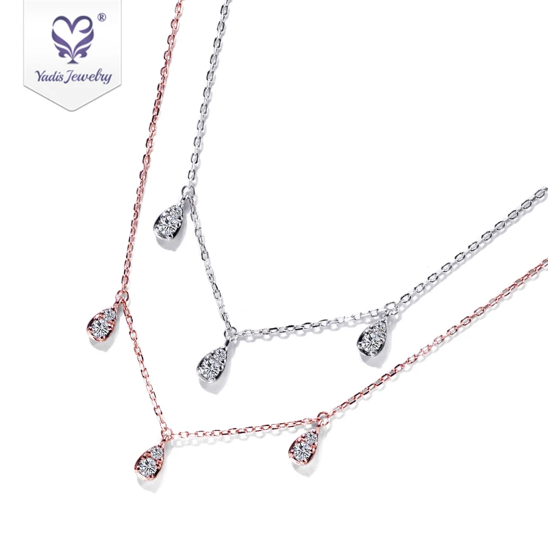 Yadis fine jewelry Sterling Silver 925 18k Gold Plated moissanite pendant Necklaces for women
Yadis fine jewelry Sterling Silver 925 18k Gold Plated moissanite pendant Necklaces for women
