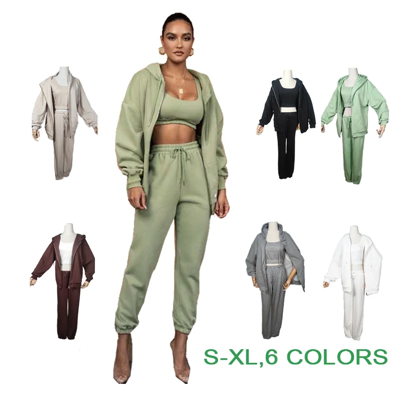 Unisex Causal Plain Loose 2 Pieces Drawstring Jogger Sweatpants Zipper Women Hoodie Set, Customized color
Unisex Causal Plain Loose 2 Pieces Drawstring Jogger Sweatpants Zipper Women Hoodie Set, Customized color