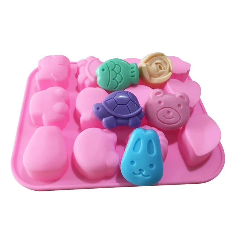 12 Cavity Animals Handmade Soap Silicone Mold DIY Chocolate Cake Soap Molds for Soap Making Baby Mould
12 Cavity Animals Handmade Soap Silicone Mold DIY Chocolate Cake Soap Molds for Soap Making Baby Mould