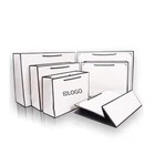 Promotional Excellent Quality reusable folding Paper shopping bag with ribbon handle