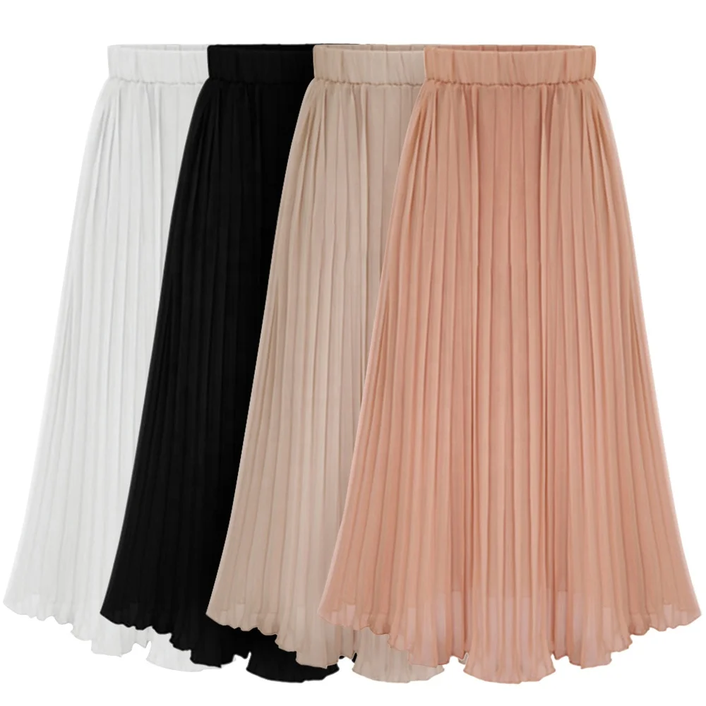 New Summer Women Clothing Casual Solid Color Chiffon A-line Pleated Long Dress Oem Clothing Women Bohemian Skirt lady skirt, White,black,pink,apricot
New Summer Women Clothing Casual Solid Color Chiffon A-line Pleated Long Dress Oem Clothing Women Bohemian Skirt lady skirt, White,black,pink,apricot