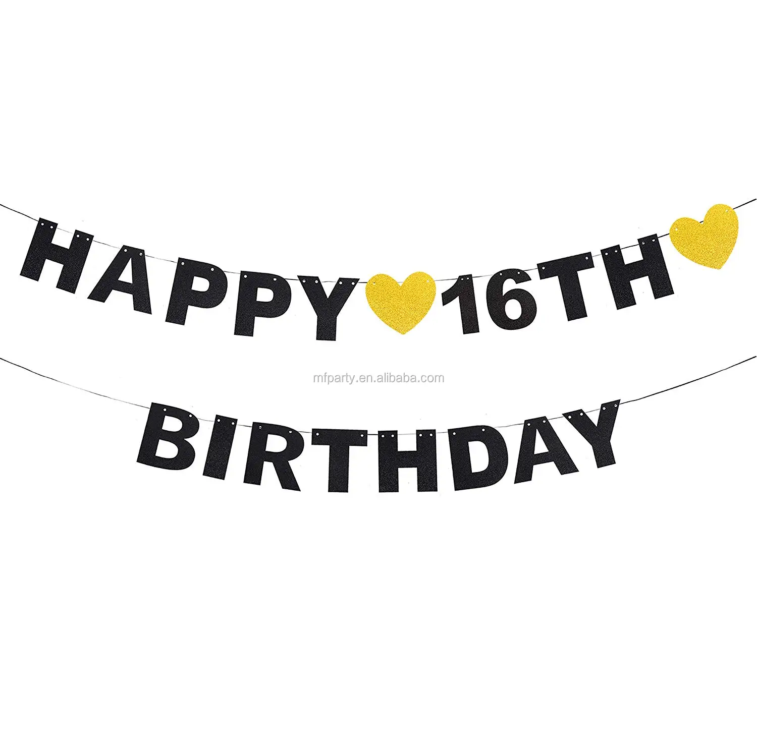 16 birthday sixteen years old bday party decoration gift sign