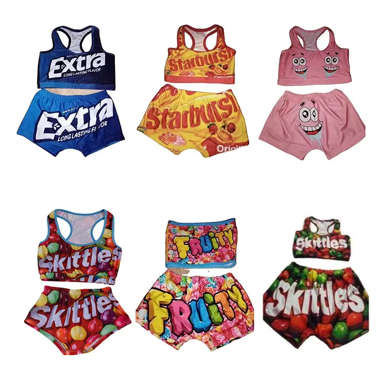 In stock Hot sale letter printing booty snack shorts,biker shorts ,snack shorts two piece and women snack shorts sets, Custom color
In stock Hot sale letter printing booty snack shorts,biker shorts ,snack shorts two piece and women snack shorts sets, Custom color