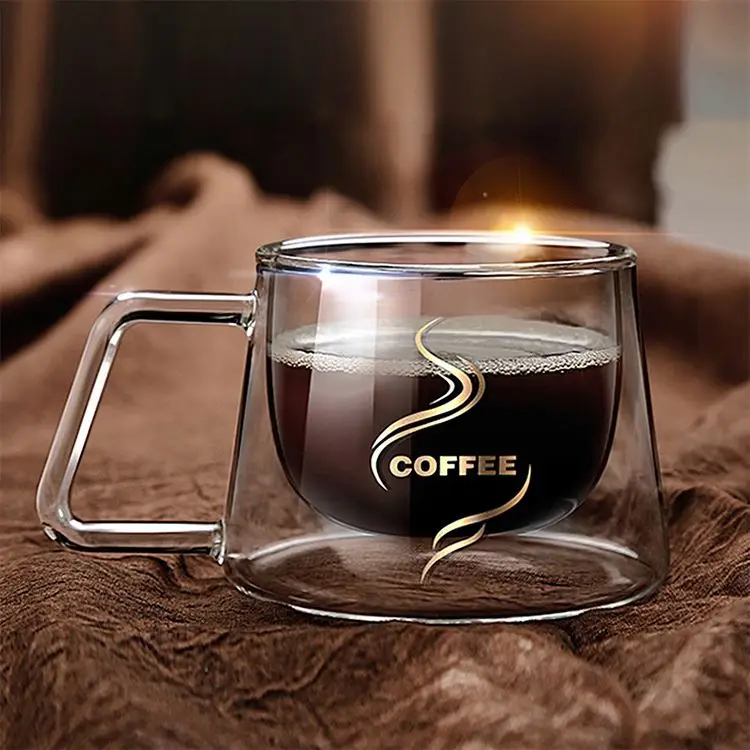Wholesale Hand Made Glass Double Wall Milk Cup Personalized Different Style Glass Cup, Clear
Wholesale Hand Made Glass Double Wall Milk Cup Personalized Different Style Glass Cup, Clear
