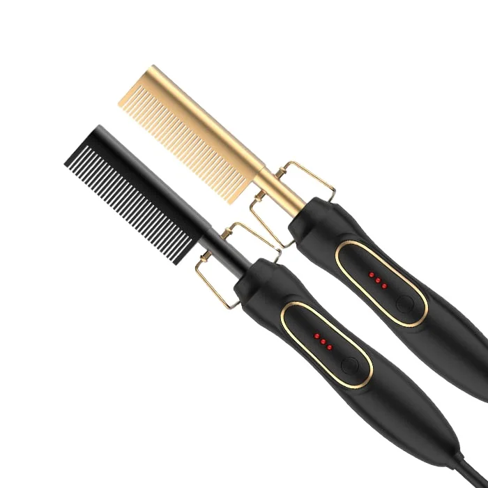 Multifunctional Hair Comb Temperature Control Hair Straightener Comb for Soft Normal Hard Hair 
Multifunctional Hair Comb Temperature Control Hair Straightener Comb for Soft Normal Hard Hair