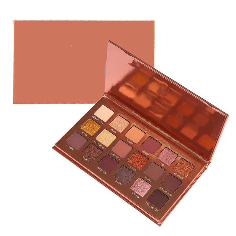 The new 18 color natural nude makeup is free of dry and wet powder eyeshadow, Muliti-color
The new 18 color natural nude makeup is free of dry and wet powder eyeshadow, Muliti-color