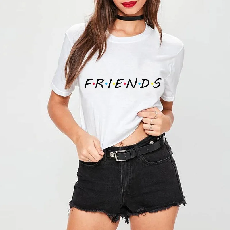American TV Series Friends Student Loose Short-Sleeved T Shirt Printing Black T Shirt For Women
American TV Series Friends Student Loose Short-Sleeved T Shirt Printing Black T Shirt For Women