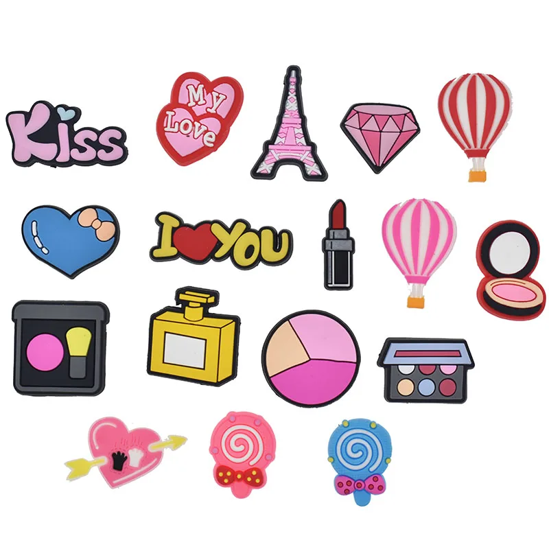 Cheap Designer Custom Lipstick Charms PVC Cartoon Clock Shoe Charms for charm lady, Customized color
Cheap Designer Custom Lipstick Charms PVC Cartoon Clock Shoe Charms for charm lady, Customized color