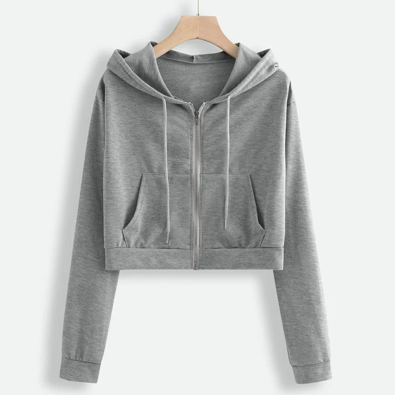 Custom Logo Casual Hoodie Long Sleeve Zip Up Sweatshirt White Crop Top Hoodies Women Hoodie For Gym, As picture
Custom Logo Casual Hoodie Long Sleeve Zip Up Sweatshirt White Crop Top Hoodies Women Hoodie For Gym, As picture