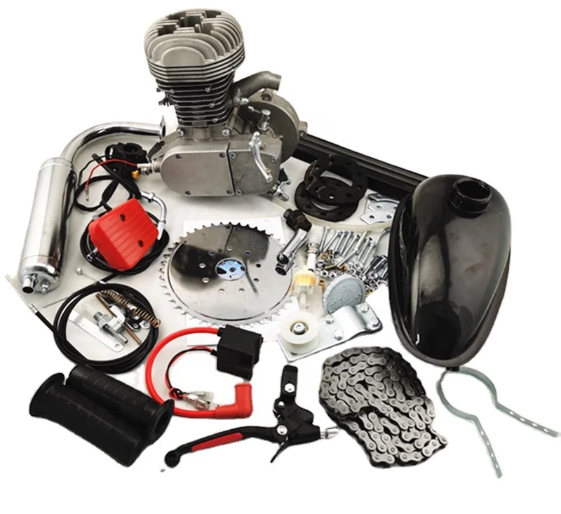 high power gasoline engine 2 stroke 100cc bicycle motor kit 49mm bore 60Km/h, Sliver ,black
high power gasoline engine 2 stroke 100cc bicycle motor kit 49mm bore 60Km/h, Sliver ,black