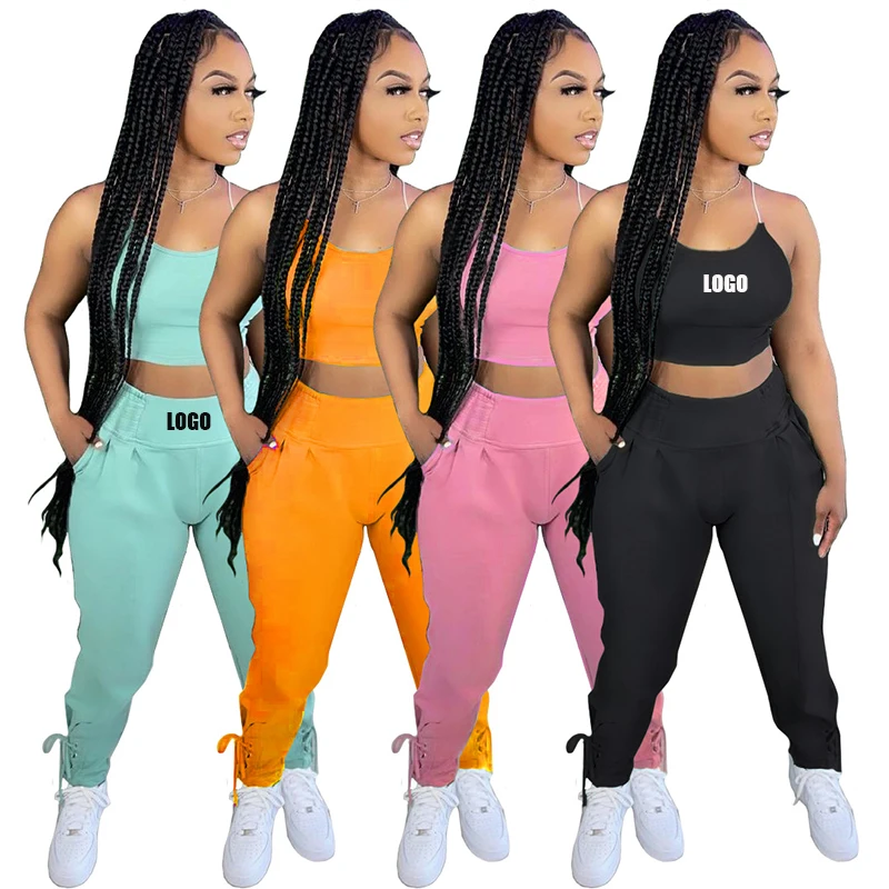 Custom Logo Women Summer Two Piece Set Sleeveless Tank Tops Crop Top And Thigh Trousers Set Fashion Latest Design Tracksuit, Customized color
Custom Logo Women Summer Two Piece Set Sleeveless Tank Tops Crop Top And Thigh Trousers Set Fashion Latest Design Tracksuit, Customized color