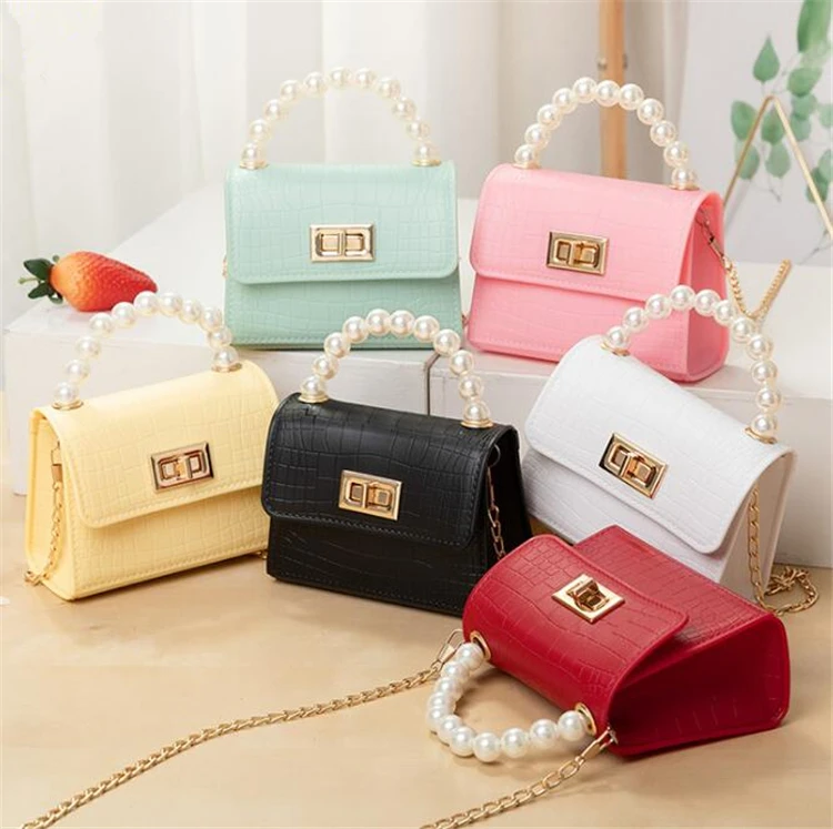 Wholesale Stylish Small Designer Pearl Purse Leather Hand Bags Women 2021 Chain Mini Jelly Shoulder Handbags For Girls, As pictures or customized colors
Wholesale Stylish Small Designer Pearl Purse Leather Hand Bags Women 2021 Chain Mini Jelly Shoulder Handbags For Girls, As pictures or customized colors